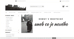 Desktop Screenshot of cernobilagalerie.cz